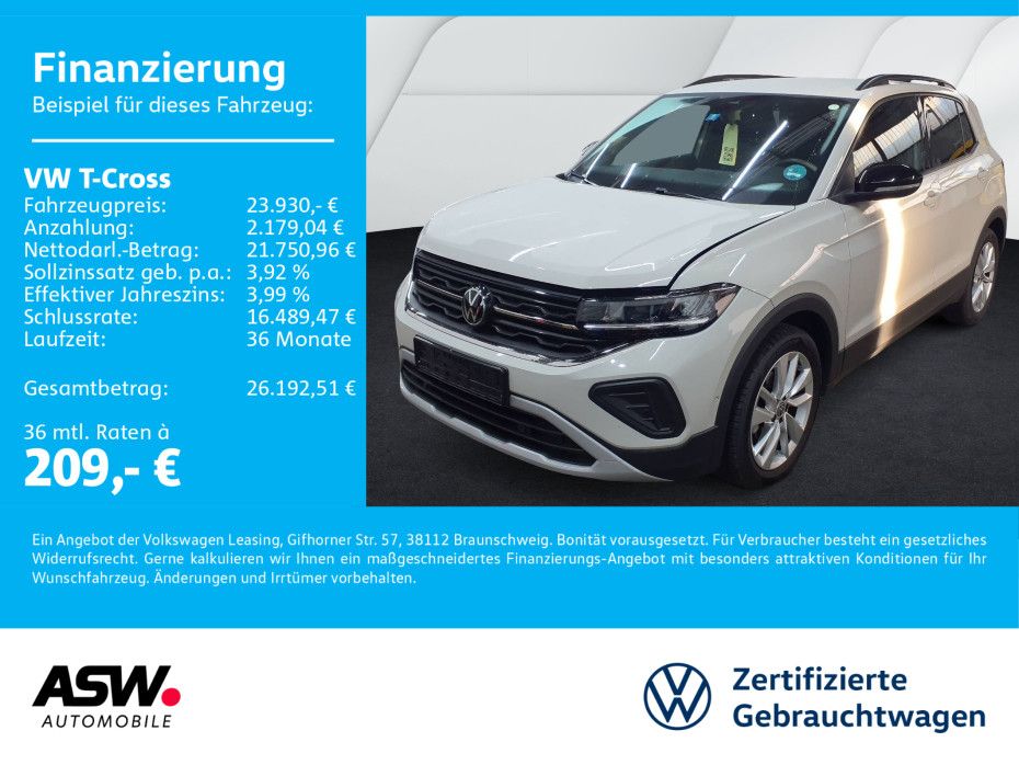 Volkswagen T-Cross Energy 1.0TSI LED Navi AHK RFK SHZ ACC