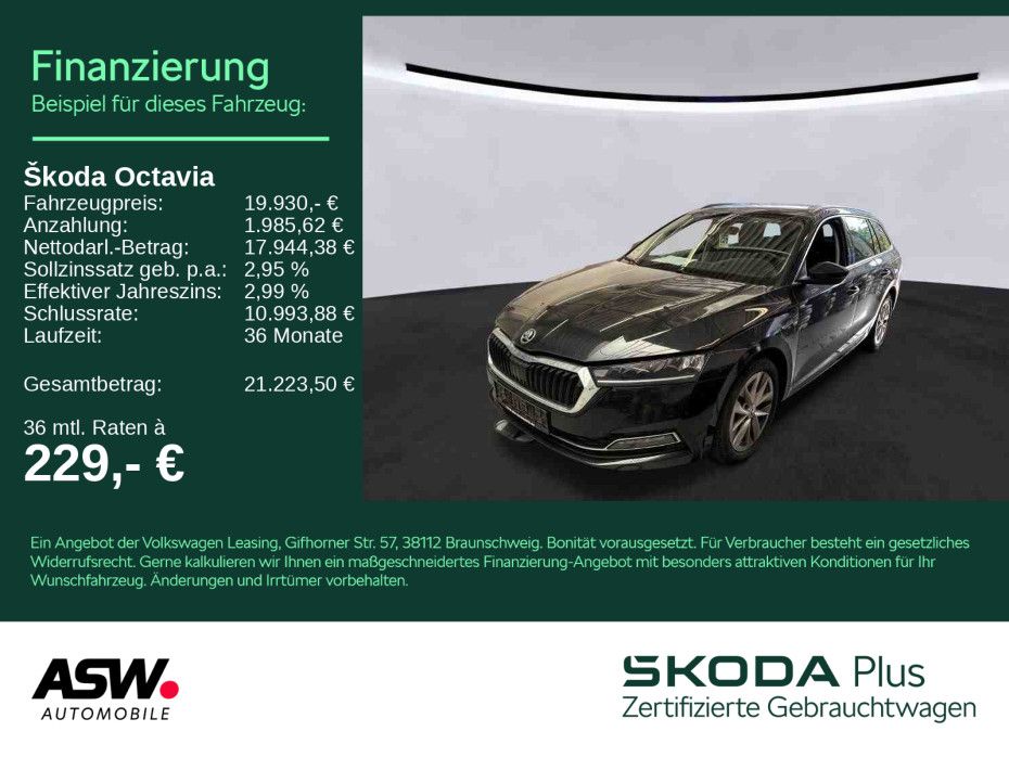 SKODA Octavia iV Combi Style 1.4 TSI LED Navi HUD ACC