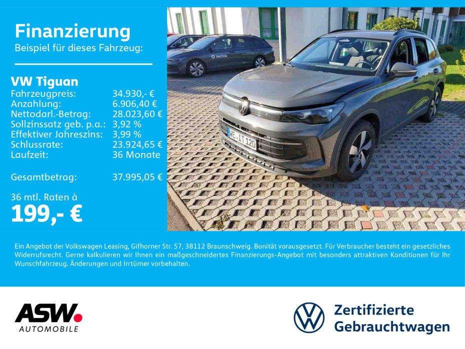 Volkswagen Tiguan Life 2.0TDI LED Navi AHK 360° RFK ACC SHZ