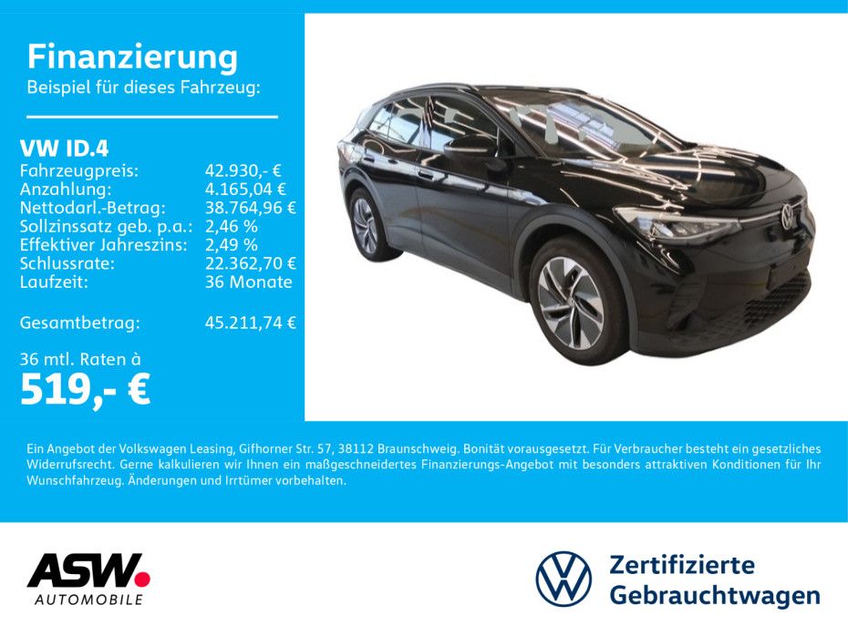 Volkswagen ID.4 Pro LED Navi WÄPU AHK 360°RFK ACC PDC SHZ