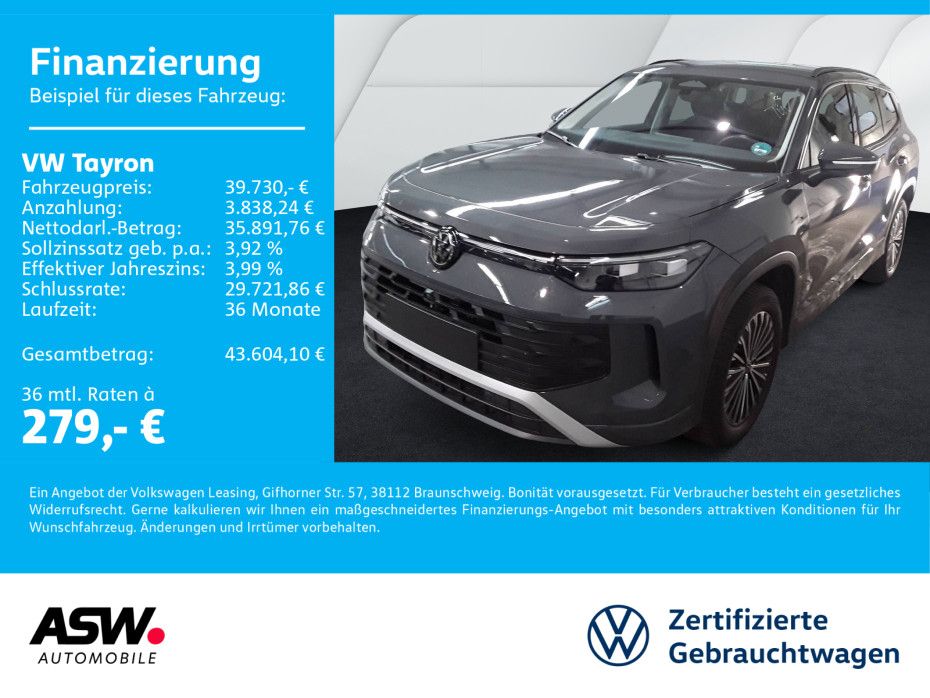 Volkswagen Tayron Life 2.0 TDI DSG AHK 360° 7Sitze ACC SHZ