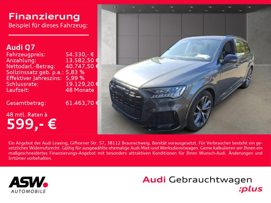 Fahrzeugabbildung Audi Q7 45TDI S line Competition+ quattr MATRIX STDHZ